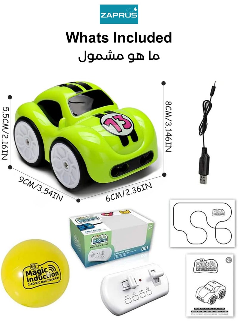 Zaprus 4-in-1 Magic Induction RC Car – 2.4GHz Hand Sensing Following Car, Obstacle Avoidance & Line Follower Toy – Interactive Remote Control Stunt Car with Music & 360° Rotation for Kids - Image 3